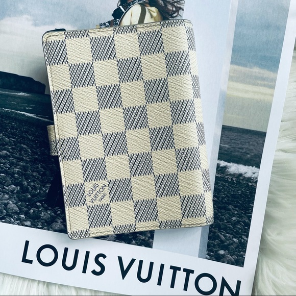 ❤️SOLD❤️ 2017 Louis Vuitton Damier Azure Small Agenda Notebook PM - Picture 2 of 9